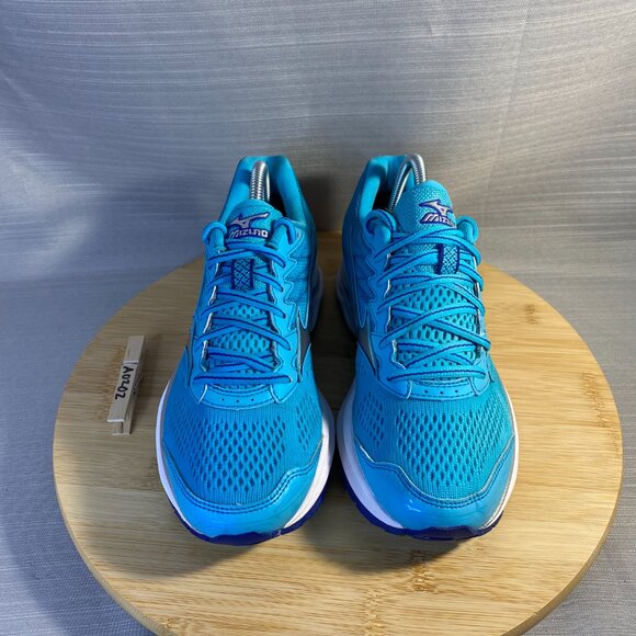 Mizuno Wave Rider 20 Running Shoes Women’s Size 7 US Turquoise Colour A0202 - Picture 2 of 7
